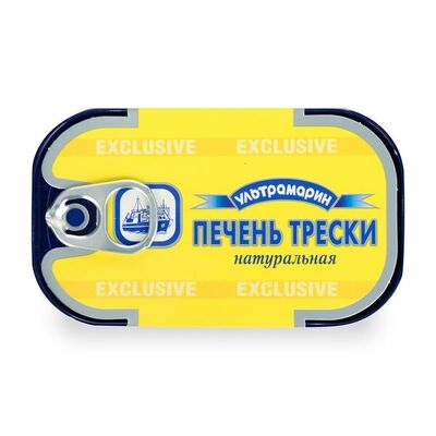 Печень трески Ультрамарин натуральная Исландия в Азбука Вкуса Экспресс Меню по цене 257 ₽