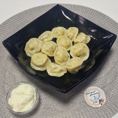 Пельмени со свининой в Райский дворик по цене 350 ₽