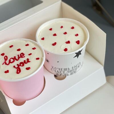 Торт в стакане Cake to go love you в ToursCoffee по цене 1218 ₽