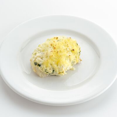 Сайда с рикоттой и шпинатом в Уха из петуха по цене 12 р.