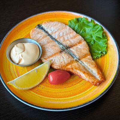 Стейк из семги на углях в Навруз по цене 910 ₽