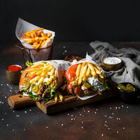 Логотип Шаурма на Средном