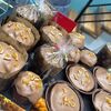 Кулич шоколадный с цукатами из апельсинов и каплями шоколада маленькийв Тесто на место по цене 549