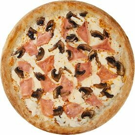 С грибами и ветчиной 36 см в ПиццаЁлы по цене 895 ₽