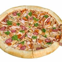 Пицца Пикабу с колбасным бортиком в Manhattan-pizza