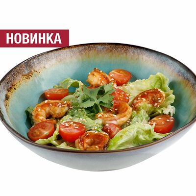 Салат с карамелизованными креветками в Поке-маN по цене 359 ₽