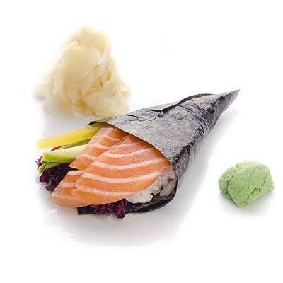 Хенд-ролл с лососем острый в Yoko по цене 820 ₽