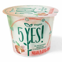 Йогурт 5yes! миндальный ферментированный термостатный в Азбука Вкуса Экспресс Меню