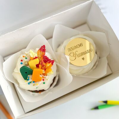 Набор капкейков Учителю в Tortterry по цене 780