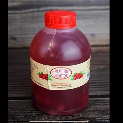 Компот домашний Клюквенный в Три хинкали&Шашлык по цене 210 ₽