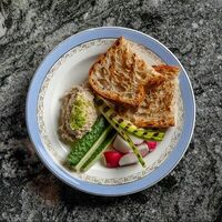 Форшмак из сельди с тартиномв Tel Aviv by Saviv