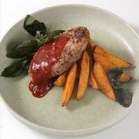 Котлета мясная с картофелем Айдахо в Kitchen lab