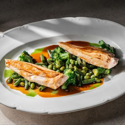 Куриная грудка, брокколи в Коробок по цене 795 ₽