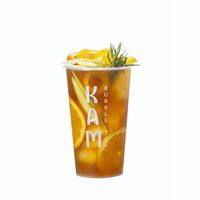 Orange Lemongrass Peach Tea в Kam Bubble Tea