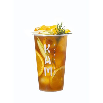 Orange Lemongrass Peach Tea в KAM Bubble Tea по цене 520 ₽