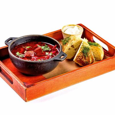 Борщ с говядиной в Гранат по цене 320