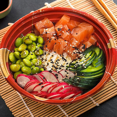 Боул с лососем в Yorokobi по цене 720 ₽