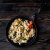 Картофель с говядиной и грибами в сливочном соусе в The Kabak по цене 940