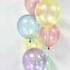 Однотонные разноцветные шарики на день рождения пастельных цветов в Cosmo Сakery по цене 1750