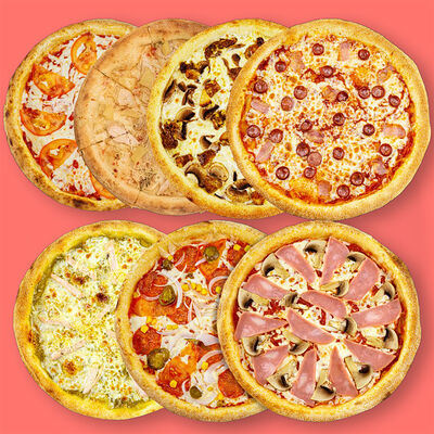 Сет из 7 пицц в Додома по цене 5495 ₽