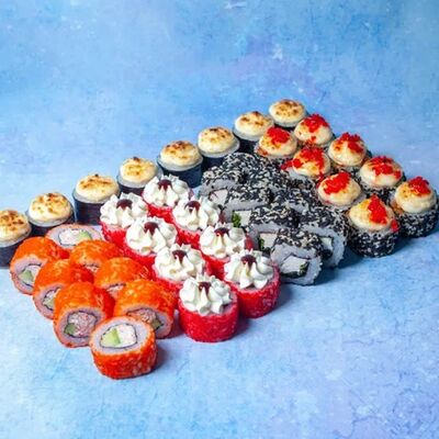 Набор На расслабоне в Rocky Rolls - японская кухня по цене 1799 ₽