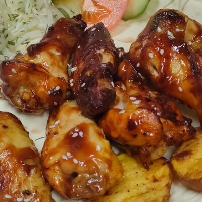 Крылышки в медово-чесночной глазури в Шашлычная №1 по цене 430 ₽