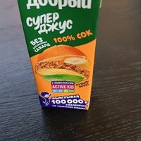 Сок Добрый в Burger Club