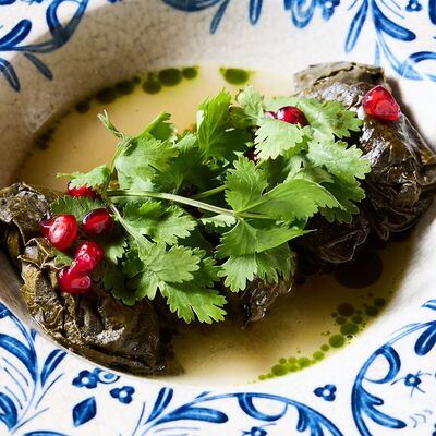 Долма с ягненком в виноградном листе в NANA Pirveli по цене 1025 ₽