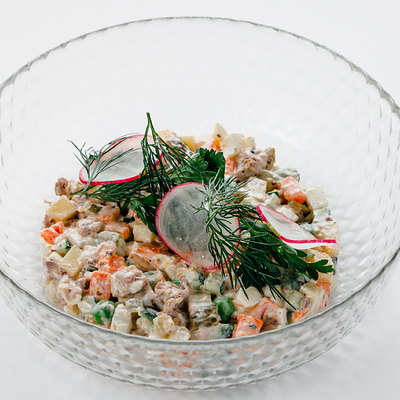 Оливье с кабаном в Причал по цене 450 ₽