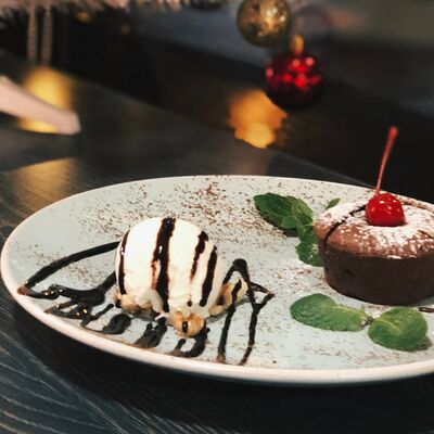 Шоколадный фондан в Грейс HALL по цене 450 ₽