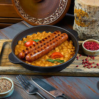 Тавче Фасоль с колбасой в Балканский гурман