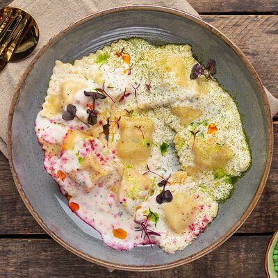 Равиоли с неркой в Ганс и Марта по цене 920 ₽