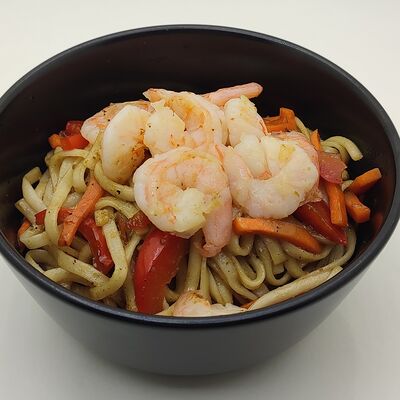 Лапша с креветками в Yoshi по цене 350