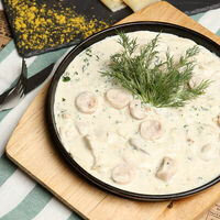 Мачанка с колбасой в Имбирь