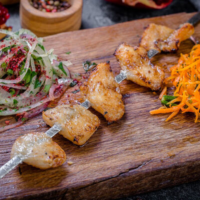 Шашлык из бараньего курдюка в Сахара по цене 1230 ₽