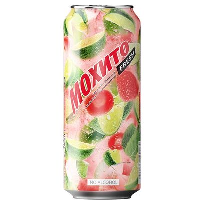 Напиток газированный Fresh Мохито-клубника в Шаурма Чебуреки по цене 150 ₽