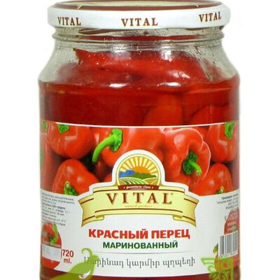 Красный перец маринованный Vital в Кафе Гурман по цене 670 ₽