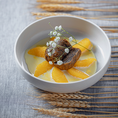 Маффин с Чиа и апельсином Фукумото в Чайхона №1 Васильчуки по цене 470 ₽