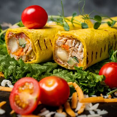 Шаурма Super сырная тягучий сырный взрыв в Хищник по цене 623 ₽