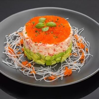 Тартар из камчатского краба в остро-пряном соусе в Bluefin по цене 2770 ₽