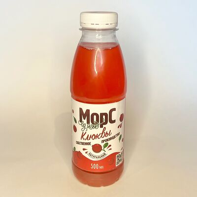 Морс из ягод клюквы фирменный в Жемчужина по цене 125 ₽