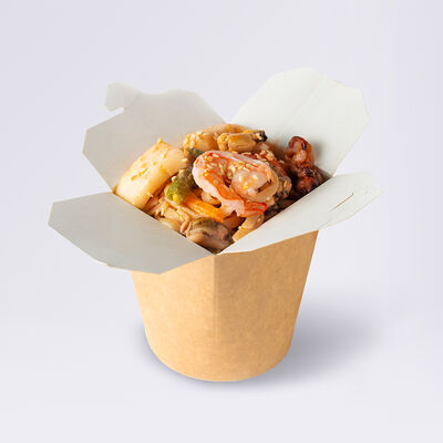 Удон с морепродуктами в Дом роллов по цене 345 ₽