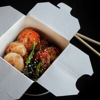 Вок с креветкамив Rollup