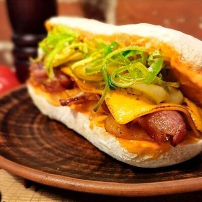 Панини с картофелем с беконом в Дом купчихи Морозовой по цене 460 ₽