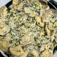 Вонголе в сырном соусе в Фитнес меню