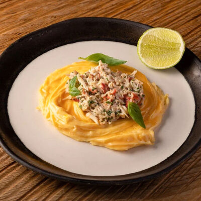 Скрембл с крабом и соусом руй в Горыныч по цене 1000 ₽