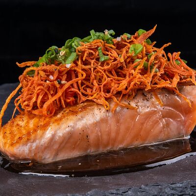 Стейк из лосося в Мушу по цене 565