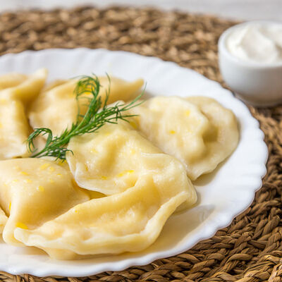 Вареники с картофелем в Пельменная по цене 290 ₽