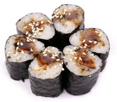 Мини-роллы с угрем в SushiMe по цене 384 ₽