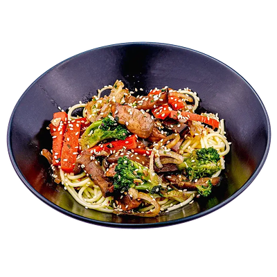 Яичная лапша с овощами в 5 уровень по цене 400 ₽